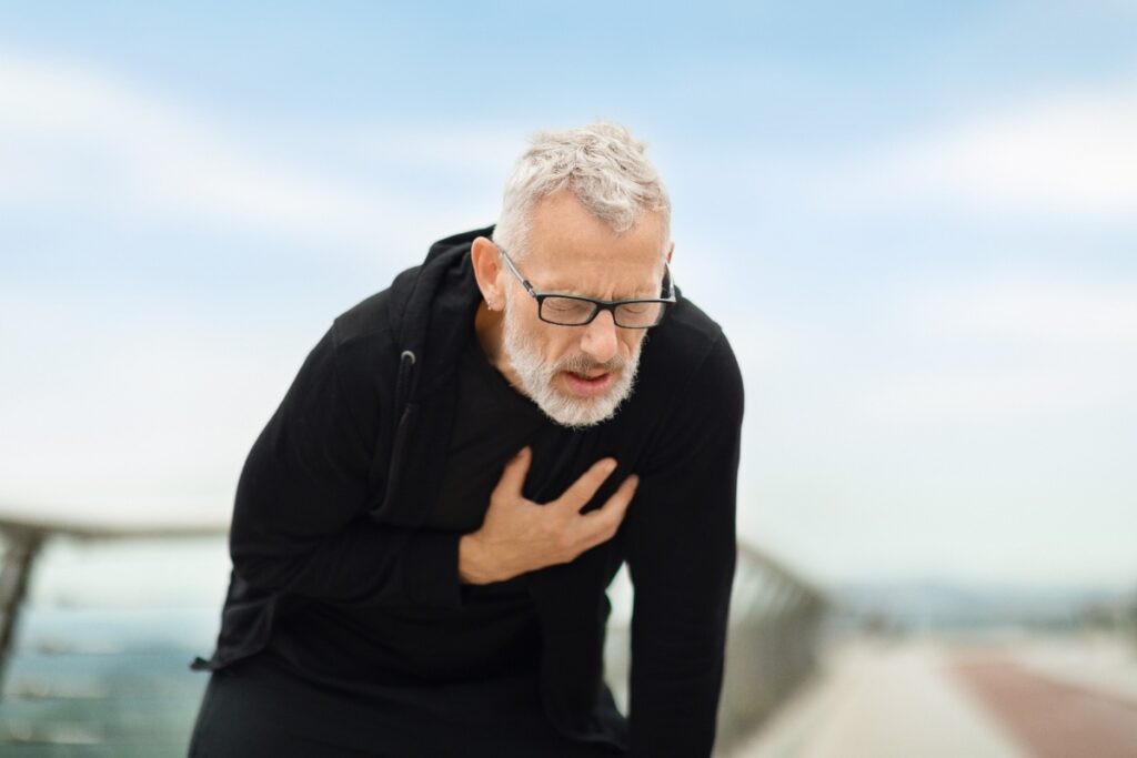Un grand homme souffrant de sarcoïdose